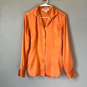 SILX Vintage 90s Silk Button-Up